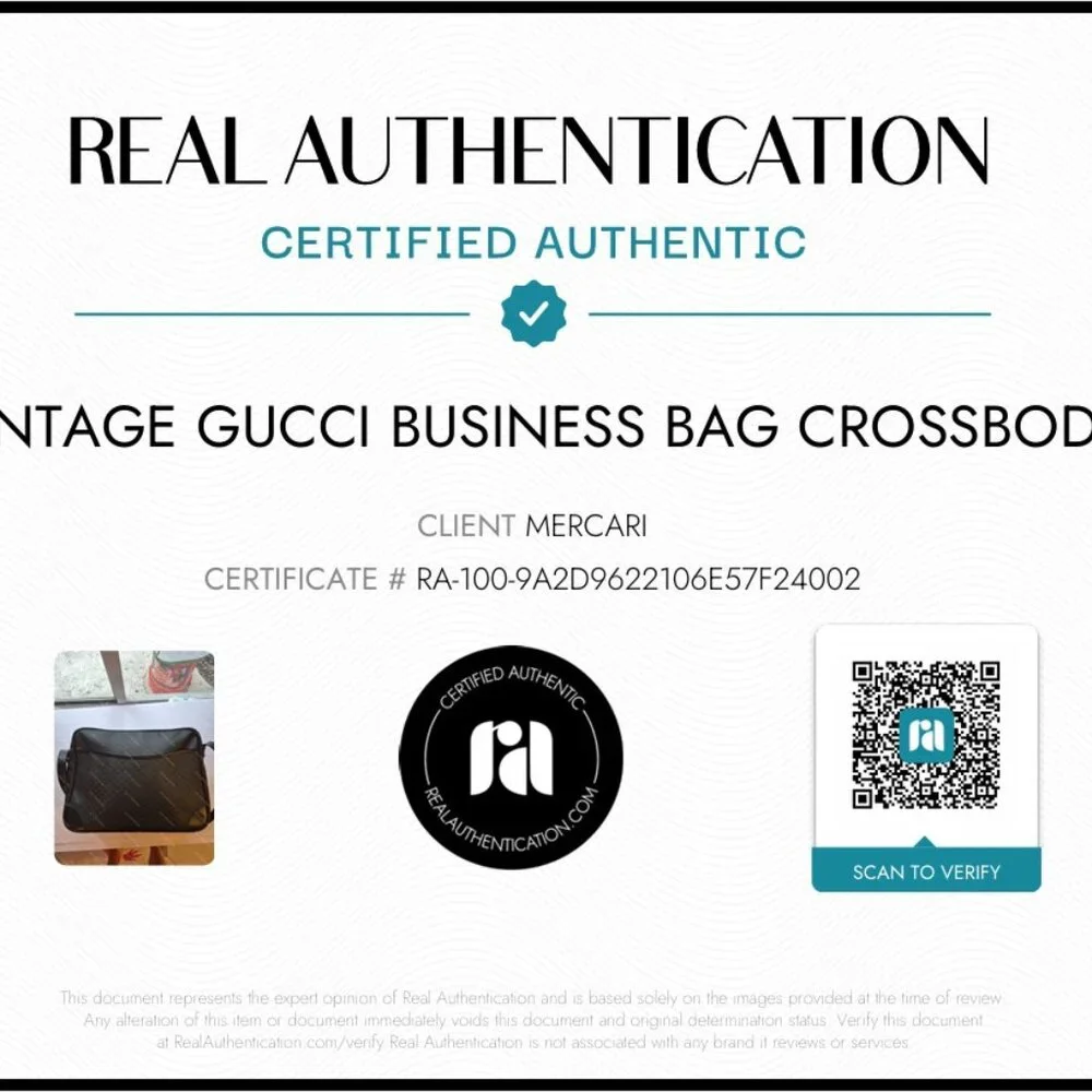 Vintage Gucci Business Bag Crossbody Micro GG Unisex